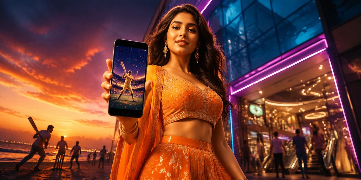Mobile user making UPI payment on phone in India
